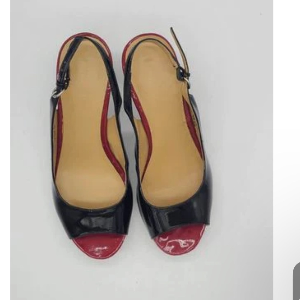 NINE WEST in box low sandal slingback heels 💞 - Picture 2 of 3
